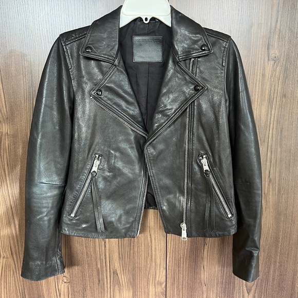 All Saints Dalby Biker Jacket - Picture 2 of 8